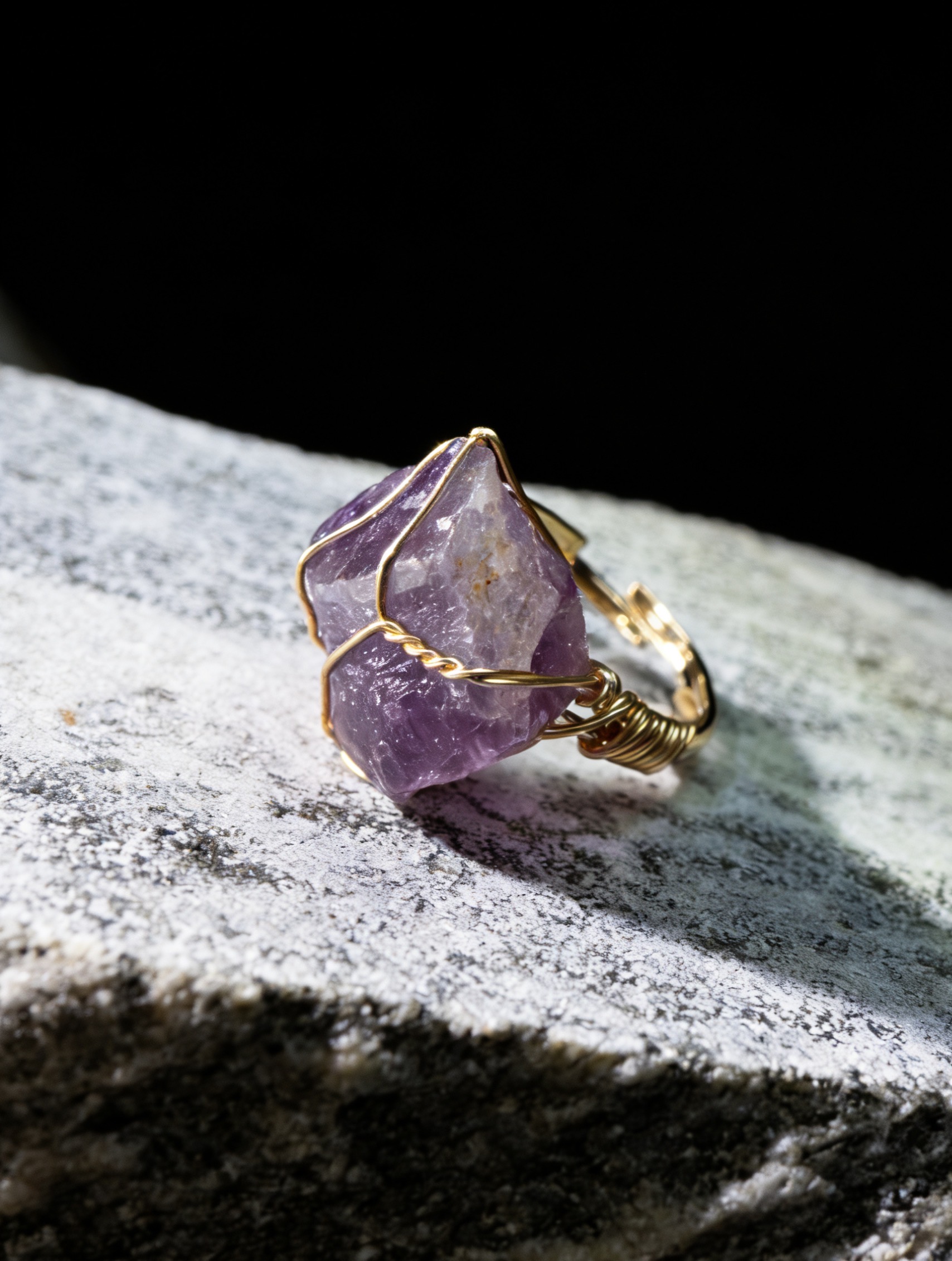 Raw Crystal × Metal Wire Art Bracelet Collection - Image 7