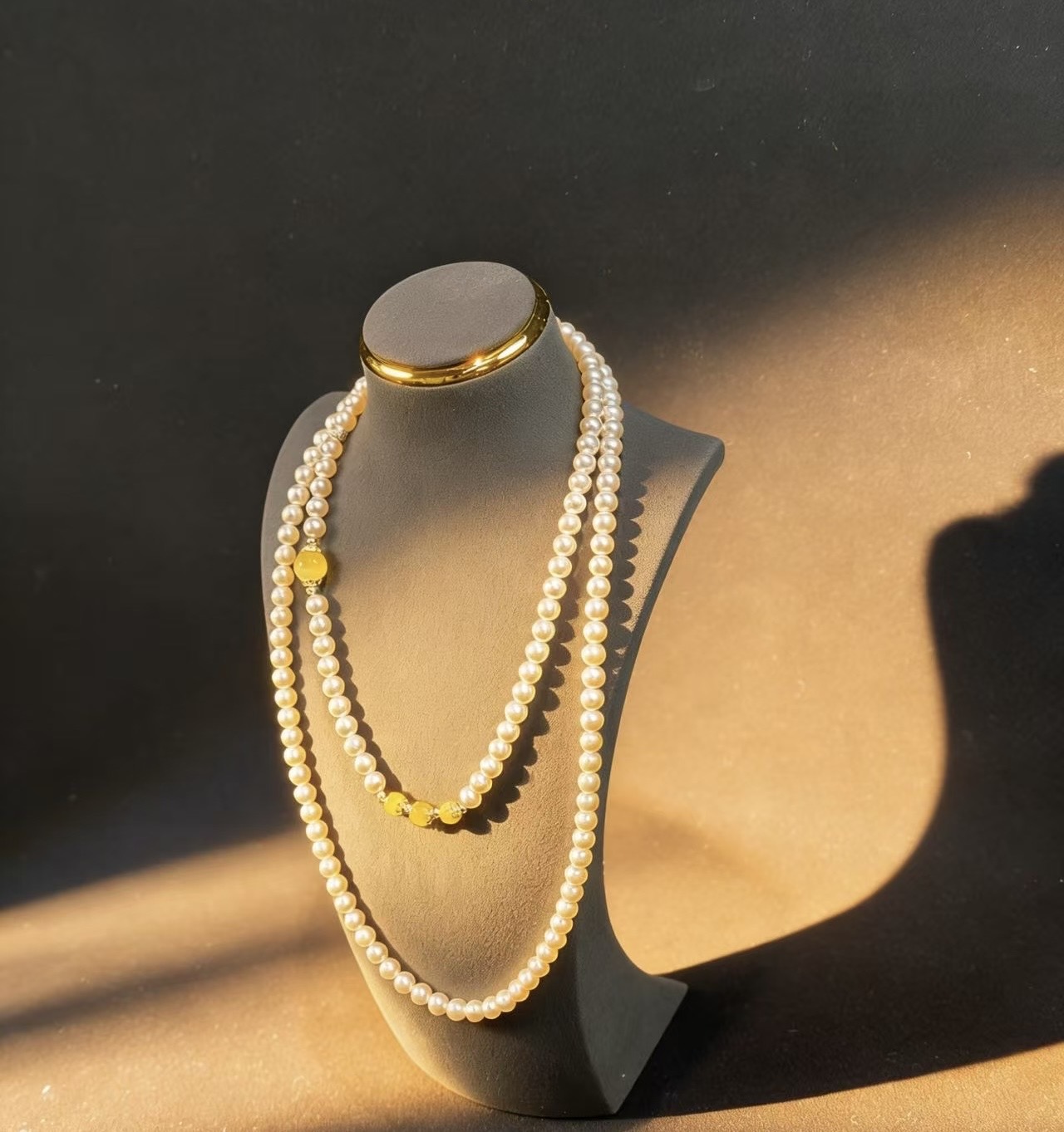 Austrian Pearl × Citrine Energy Set - Image 2